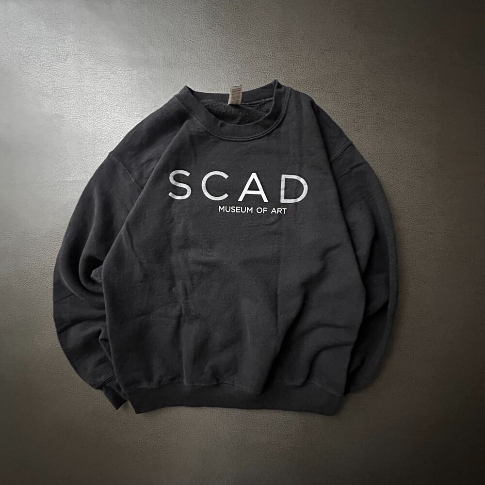 SCAD Sweatshirt Adult Small Black Savannah College Art & Design Logo Georgia